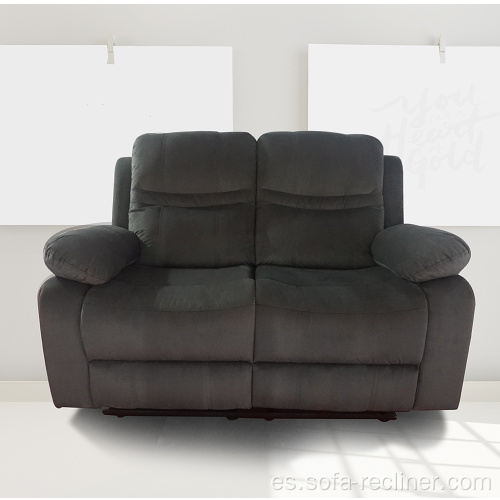 Muebles de sala de estar Veltvet Loveseat Sofá reclinable